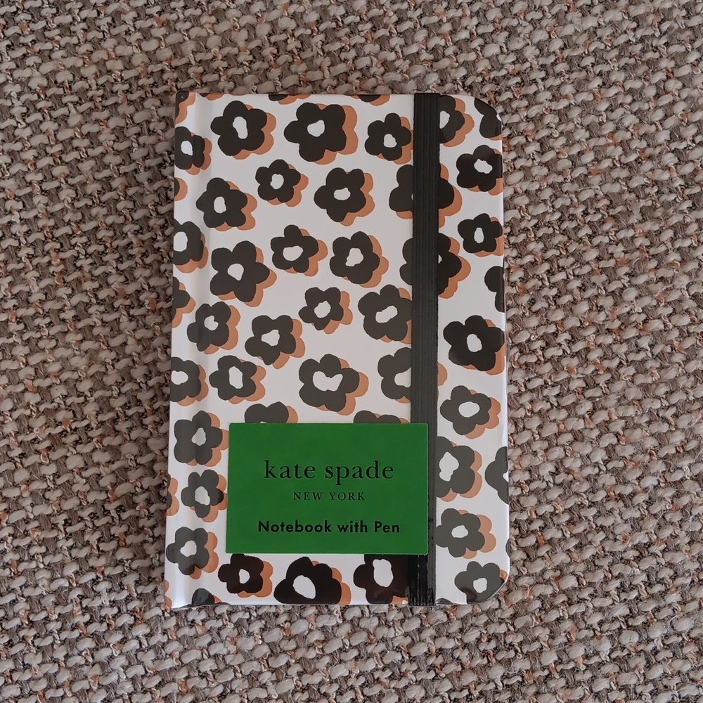 Kate spade flair flora mini notebook with pen